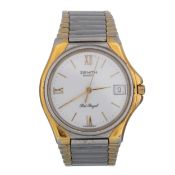ZENITH POST ROYAL, STAINLESS STEEL QUARTZ WRIST WATCH