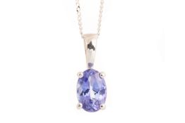 TANZANITE PENDANT,