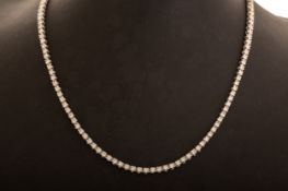 DIAMOND LINE NECKLACE,