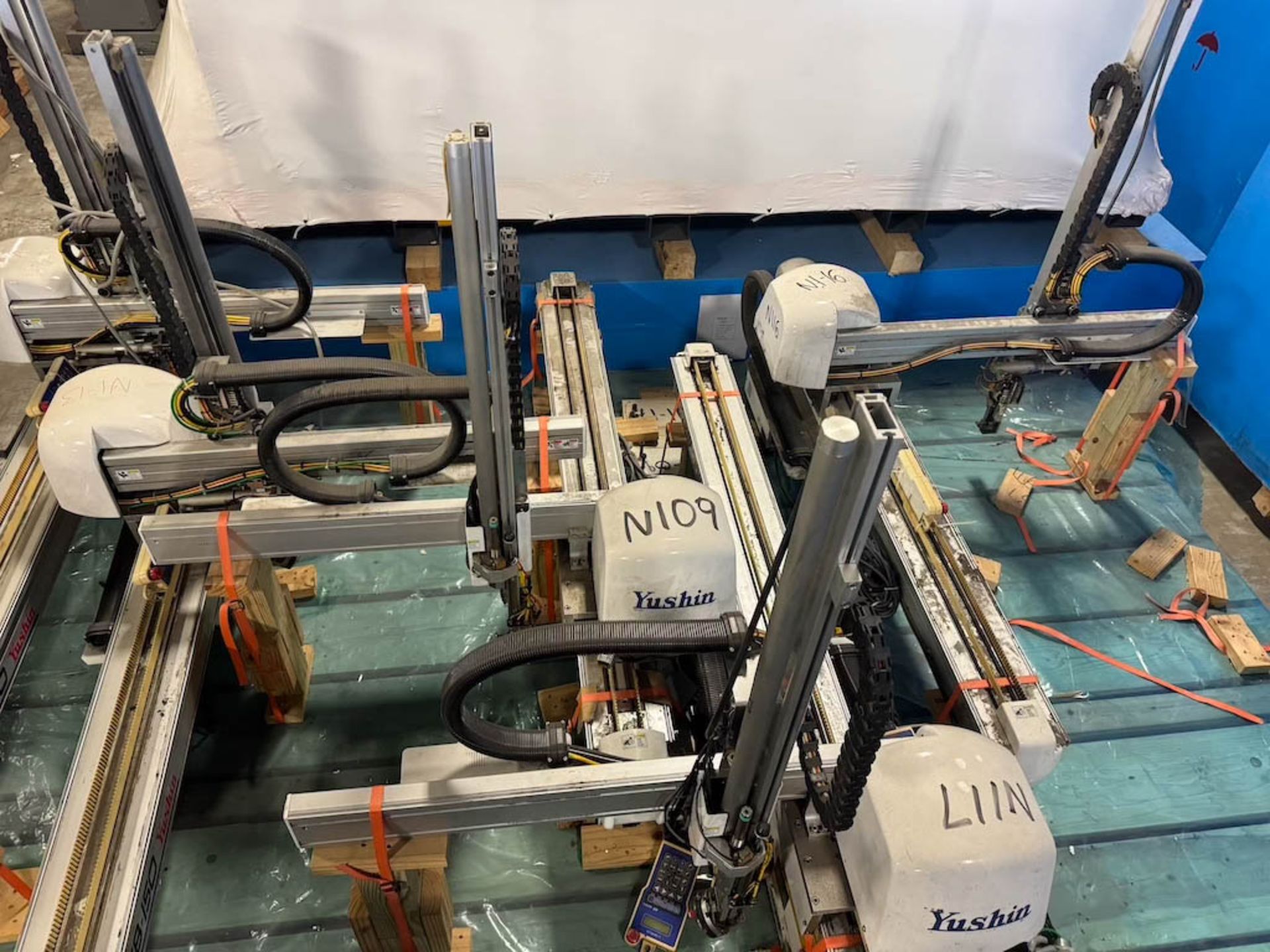 Lot of (5) Yushin ATB-150 Robots