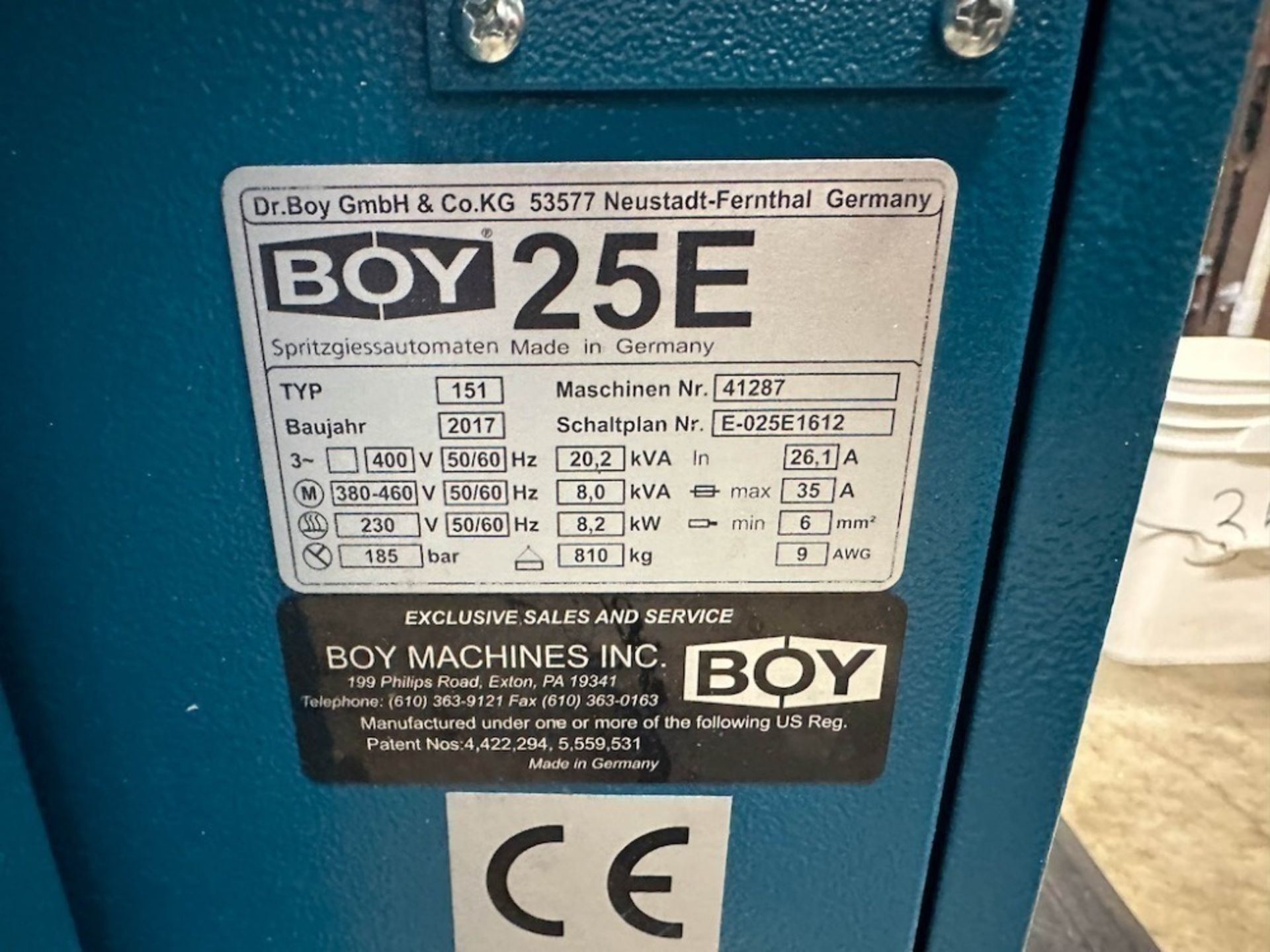 BOY 25 Ton Injection Molding Press, New in 2017 - Image 4 of 4