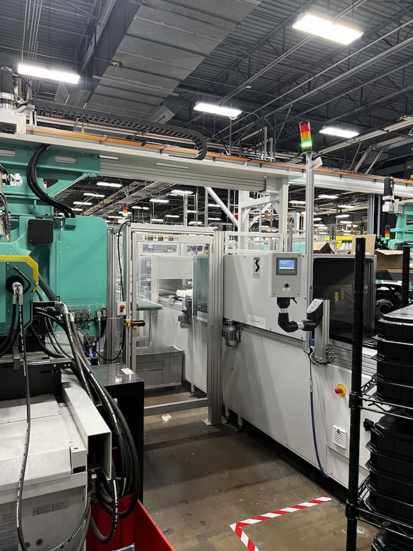 Arburg 320 Ton Injection Molding Press w/Integrated Arburg Robot, New in 2014 - Image 3 of 4