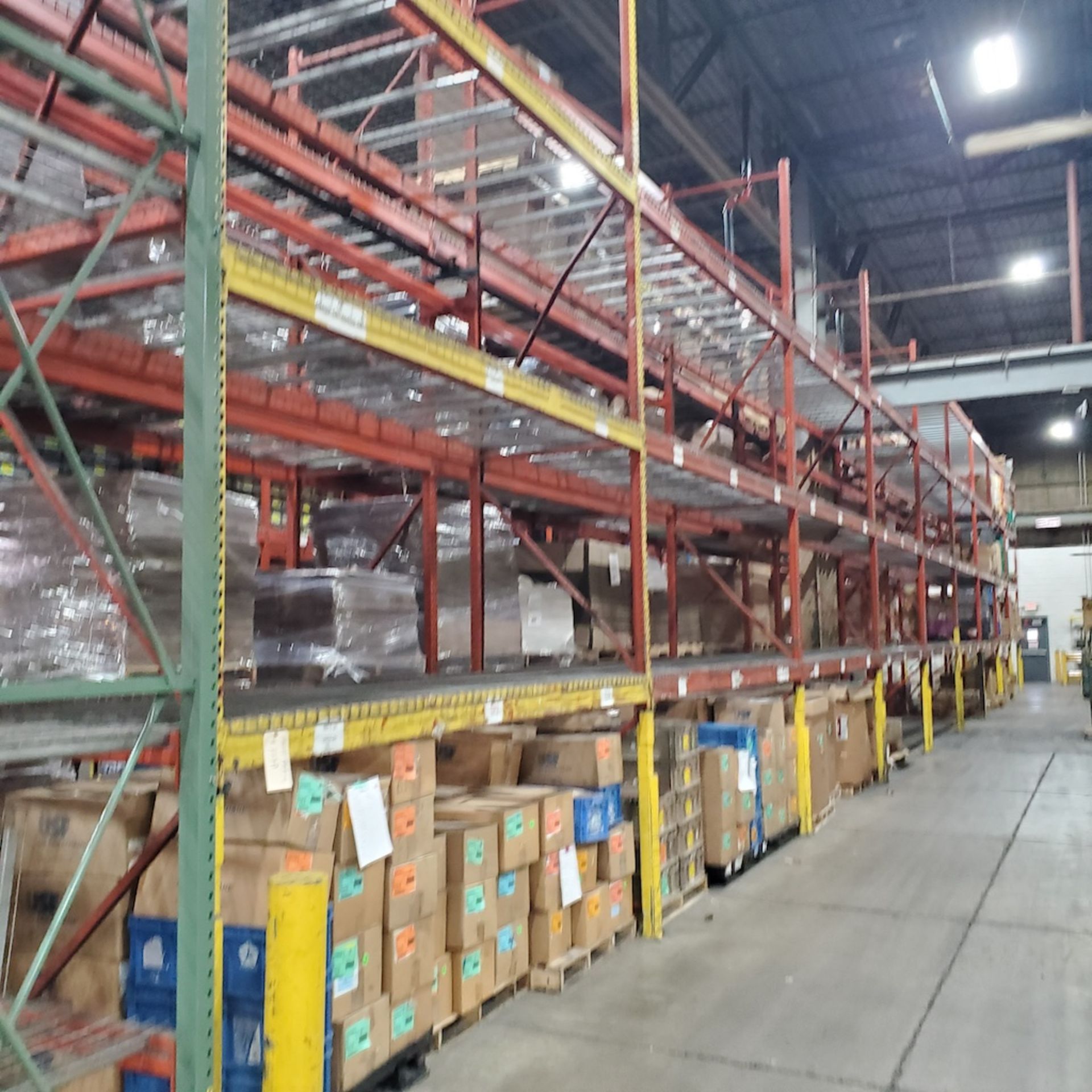 (11) Rows of Pallet Racking w/Wire Decking, Approx. (10) Sections 120' Each Row - Image 2 of 12