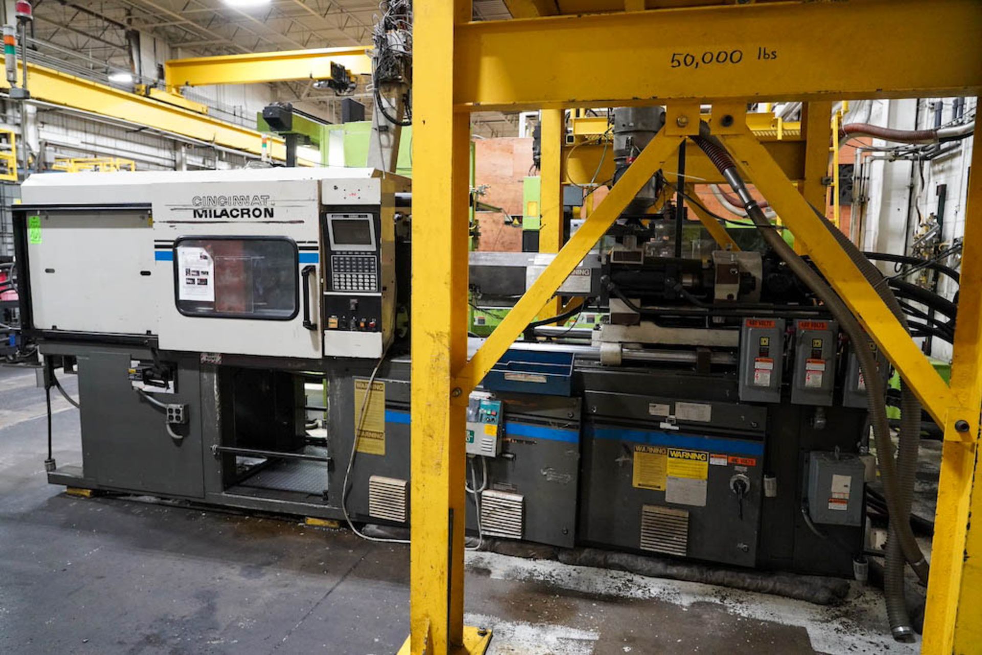 Milacron 165 Ton Injection Molding Press w/Picker