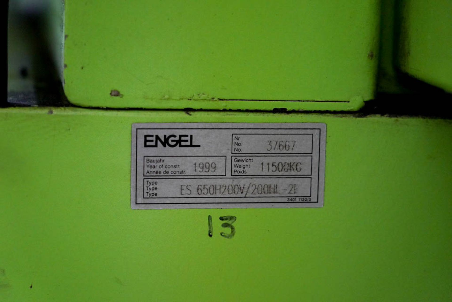 Engel 150 Ton 2-Shot Injection Molding Press - Image 9 of 9