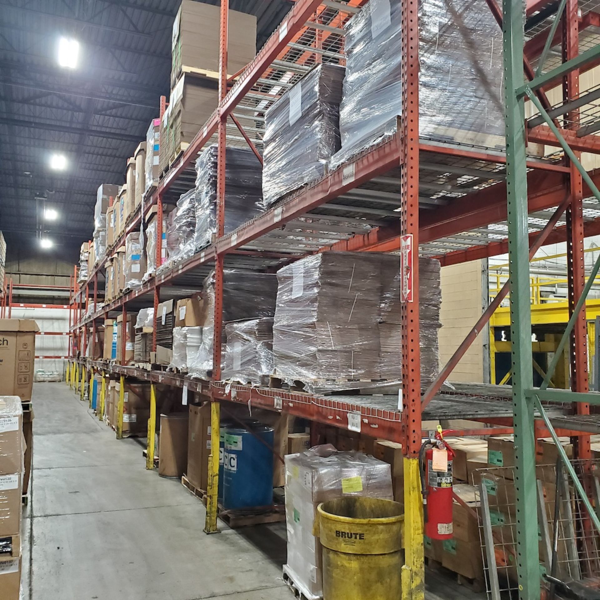 (11) Rows of Pallet Racking w/Wire Decking, Approx. (10) Sections 120' Each Row - Image 3 of 12