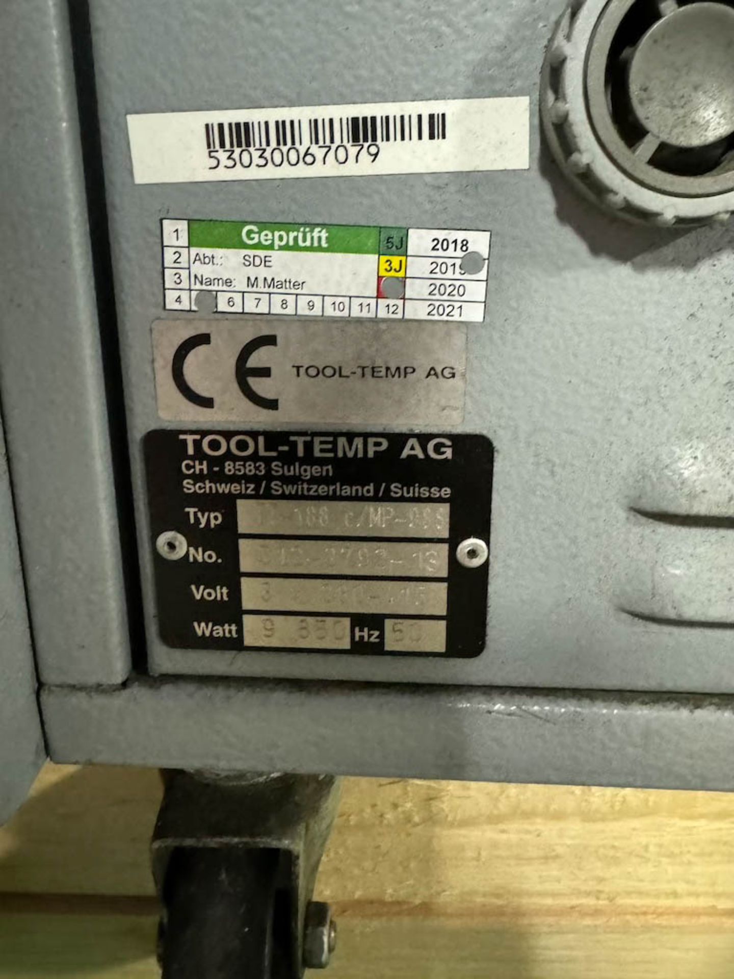 Tool Temp Thermolator - Image 3 of 3