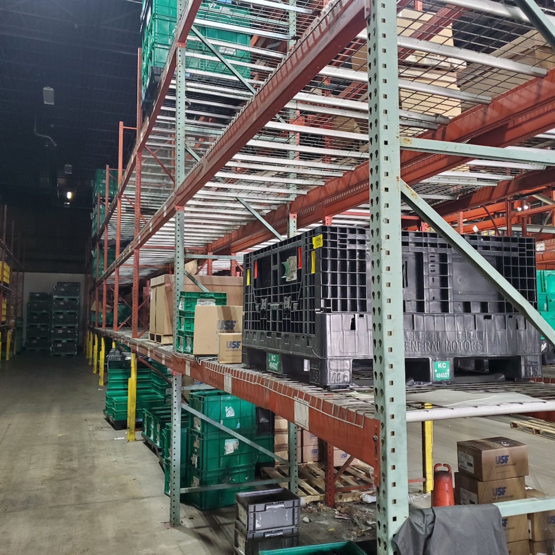 (11) Rows of Pallet Racking w/Wire Decking, Approx. (10) Sections 120' Each Row - Image 11 of 12