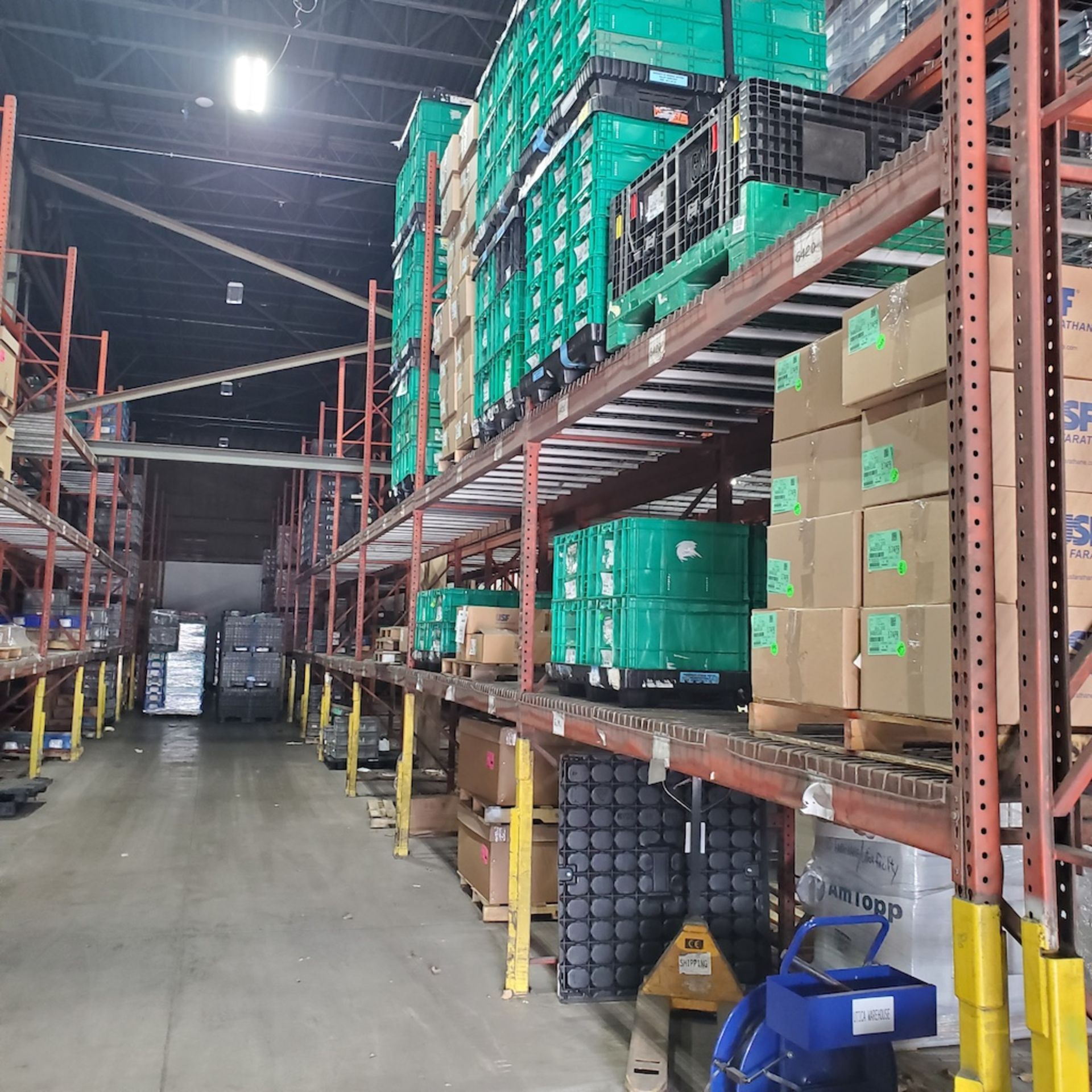 (11) Rows of Pallet Racking w/Wire Decking, Approx. (10) Sections 120' Each Row - Image 9 of 12