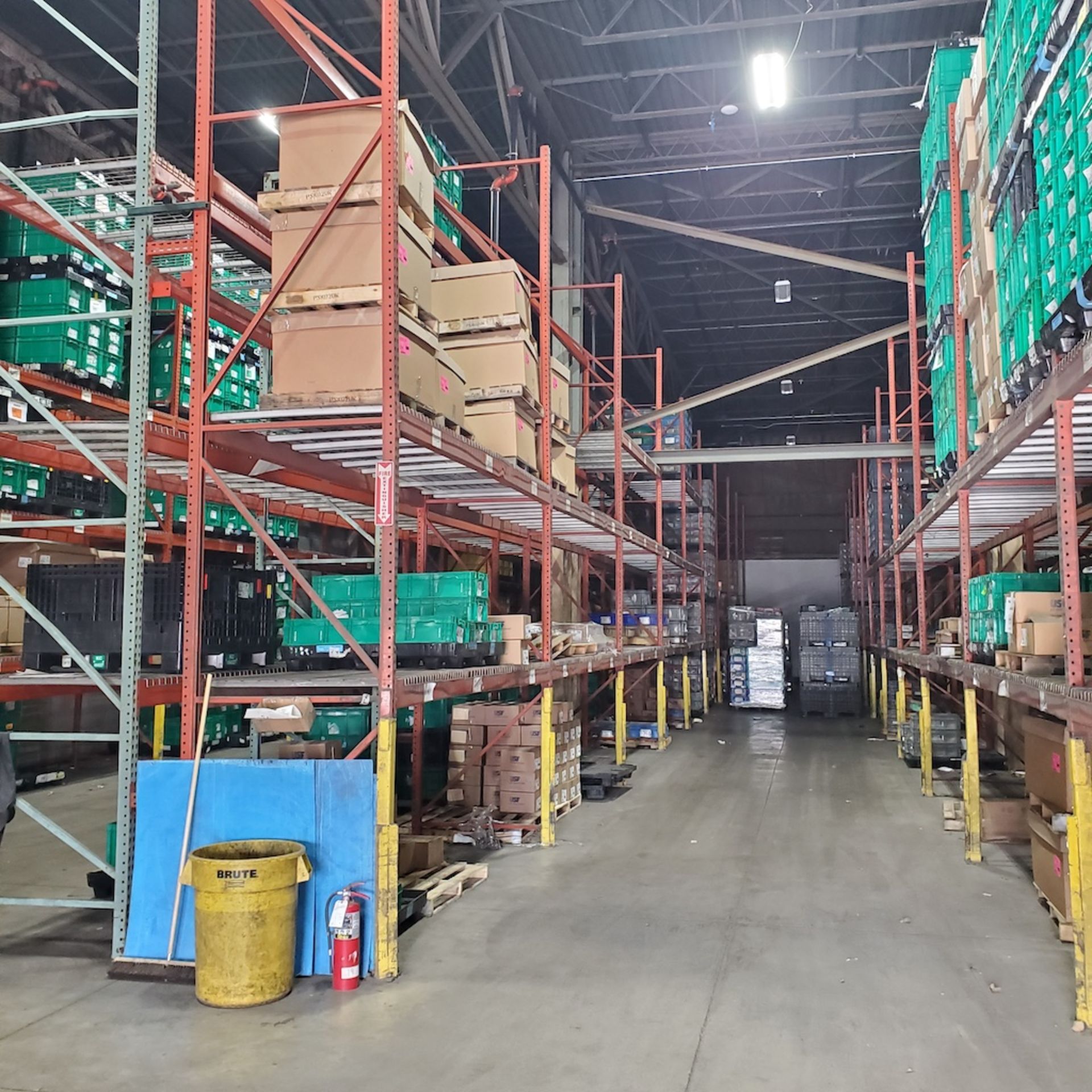 (11) Rows of Pallet Racking w/Wire Decking, Approx. (10) Sections 120' Each Row - Image 10 of 12