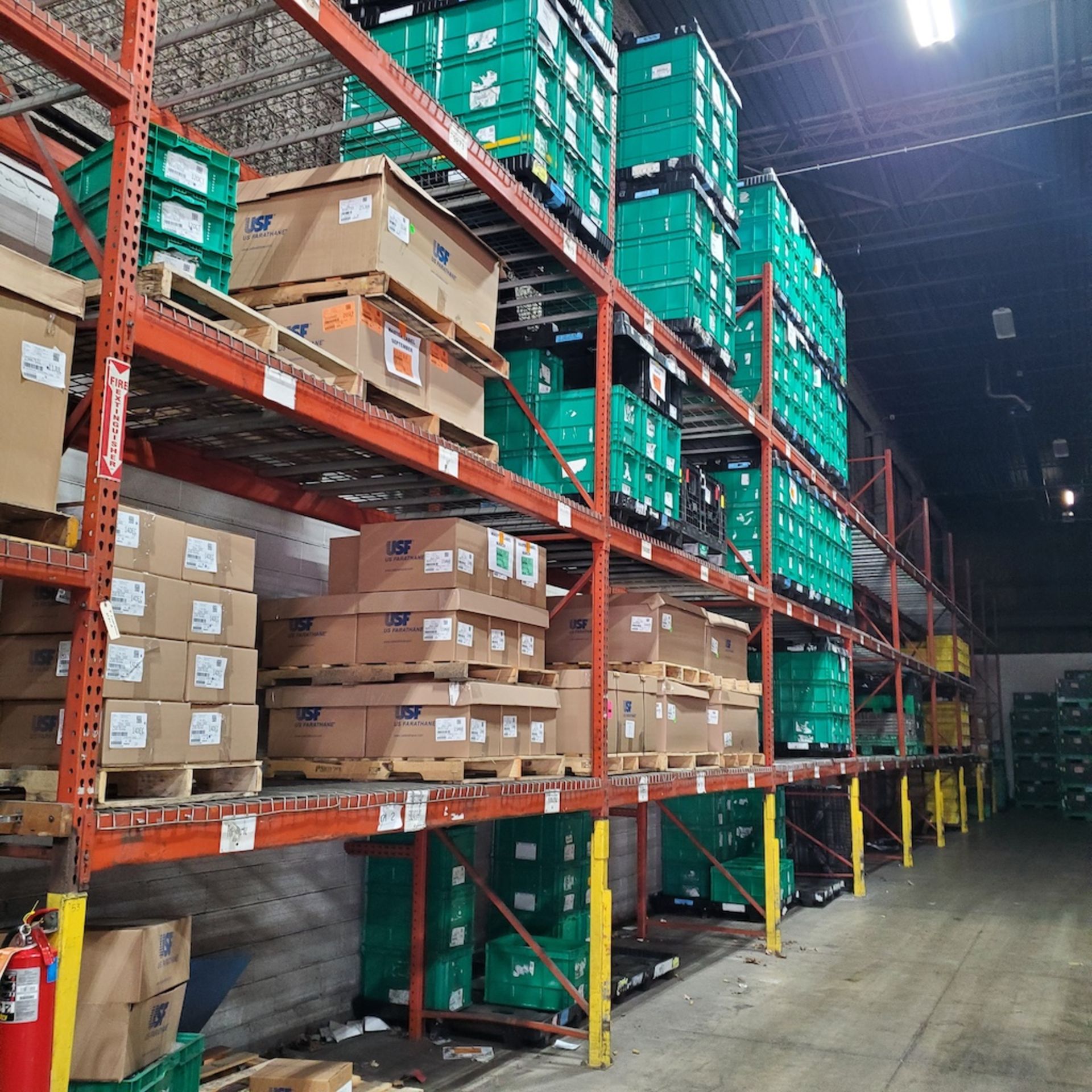 (11) Rows of Pallet Racking w/Wire Decking, Approx. (10) Sections 120' Each Row - Image 12 of 12