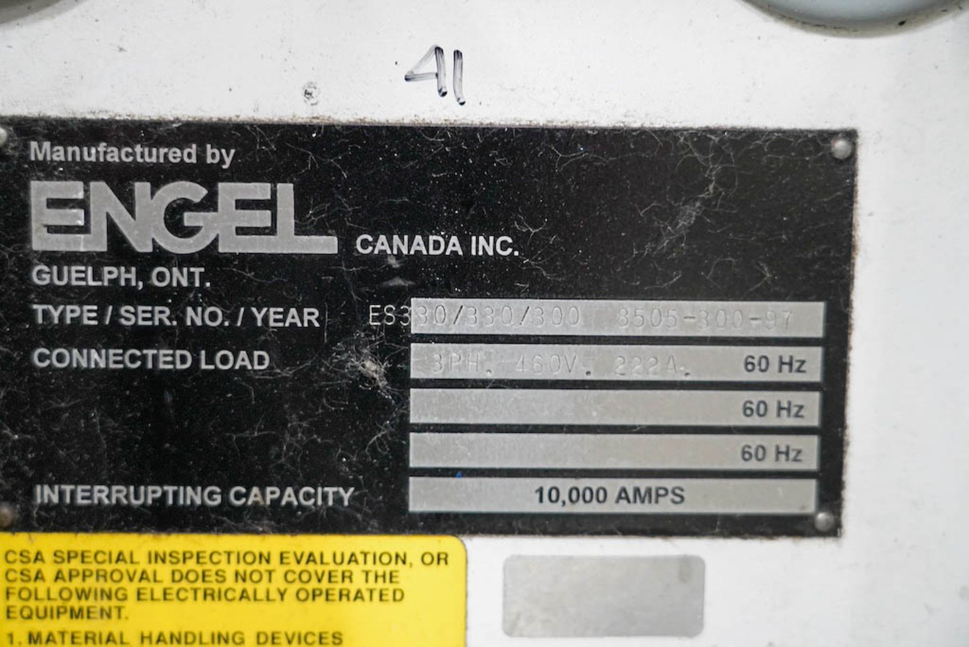 Engel 300 Ton 2-Shot Injection Molding Press - Image 9 of 9