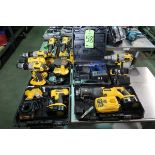 (7) Cordless Electric Power Tools