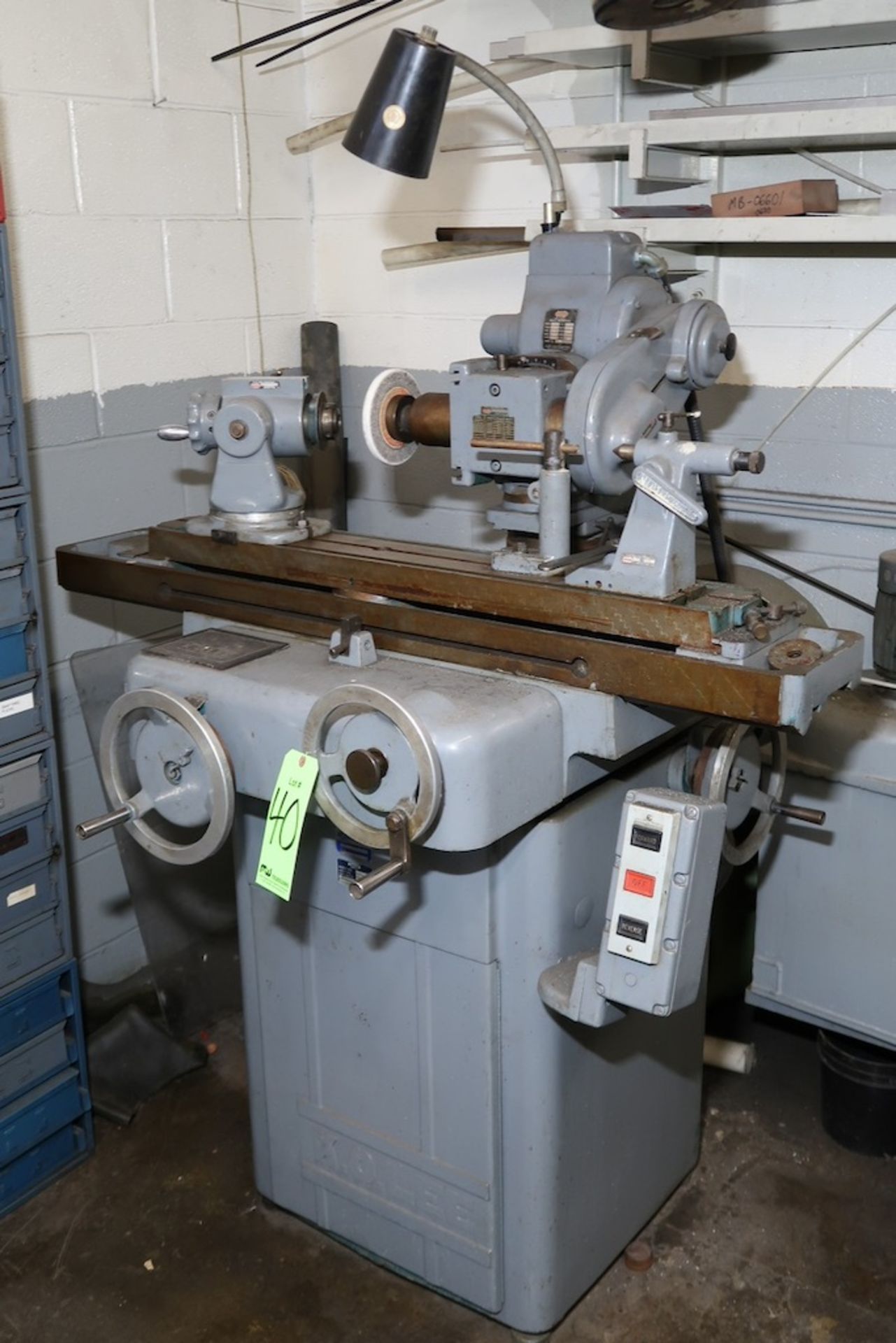KO Lee Tool and Cutter Grinder with Cabinet of Assorted Collets, Etc. - Image 2 of 4
