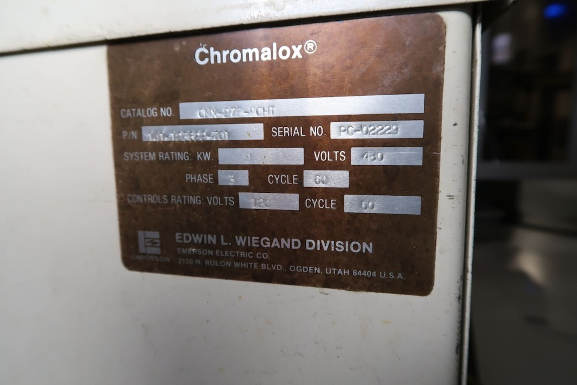 Chromalox MicroTherm Thermolator - Image 3 of 3