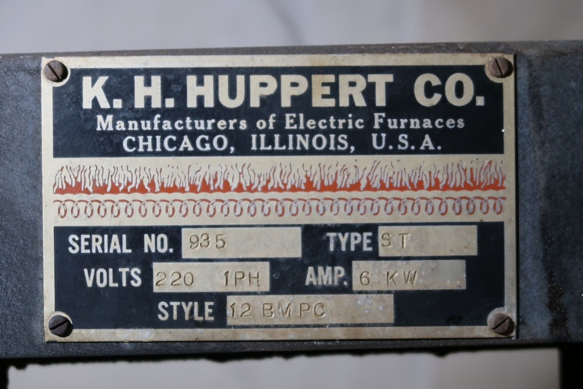 KH Huppert ST Style 12BMPC Electric Furnace - Image 5 of 5