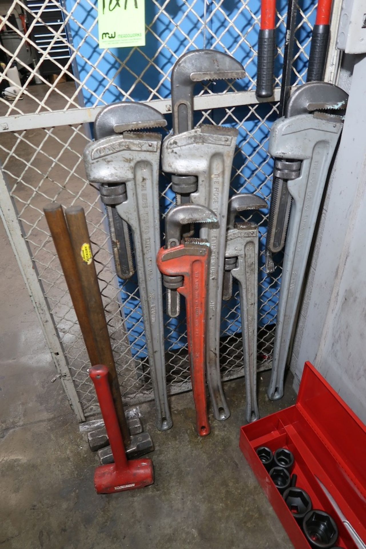 Lot of Assorted Hand Tools to Include Bolt Cutters, Wrenches, Pipe Wrenches, Etc. - Image 3 of 3