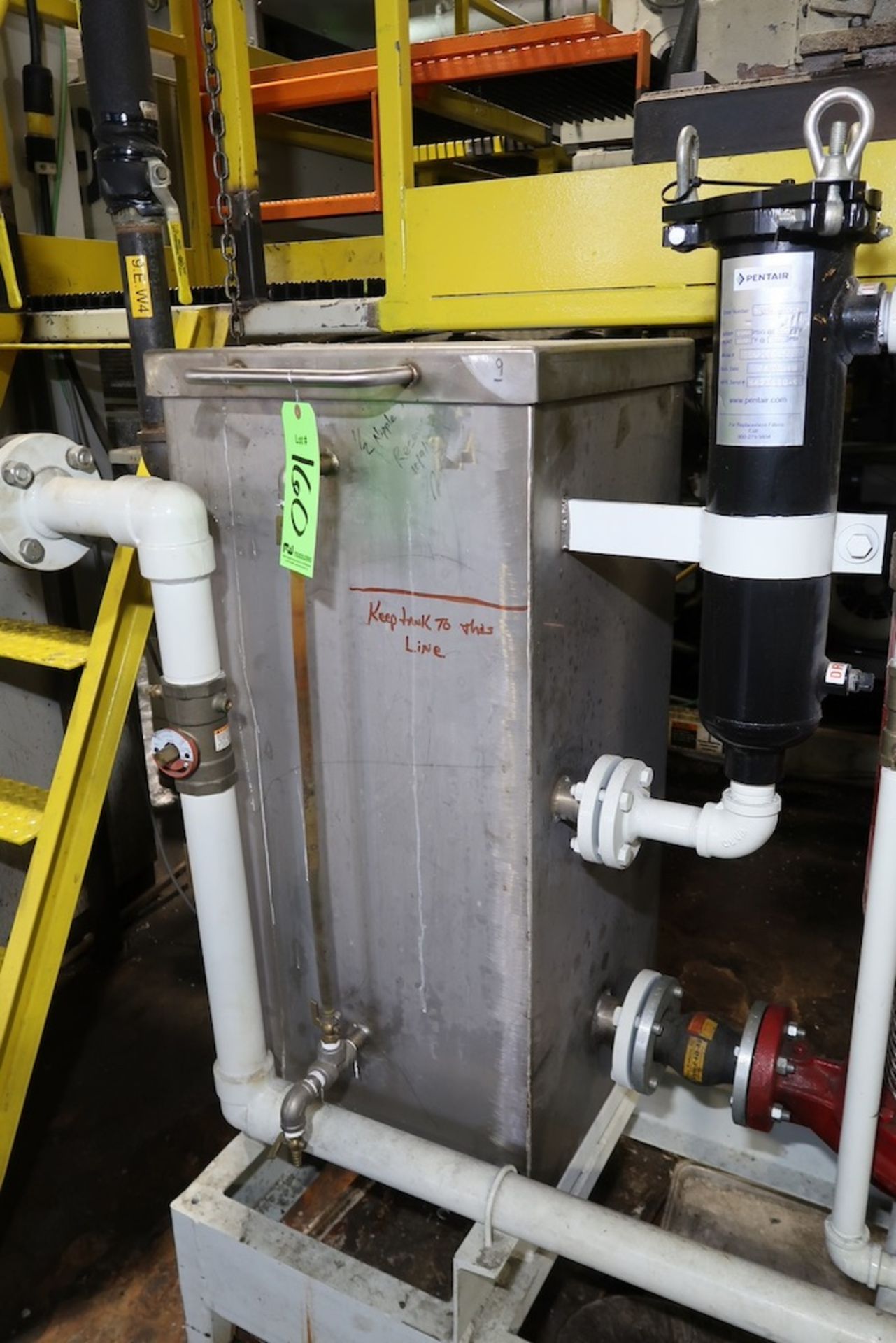 20-HP Pump Skid, Water Reservoir Tank, - Image 4 of 8