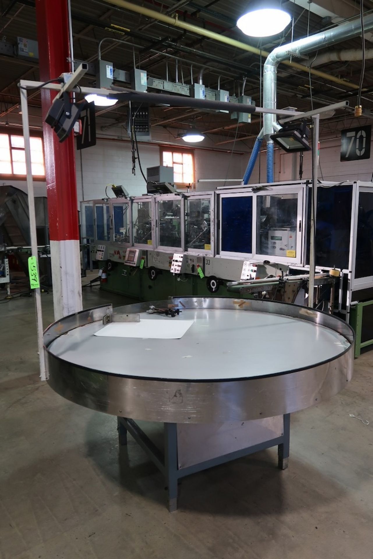 72" Rotary Accumulation Table