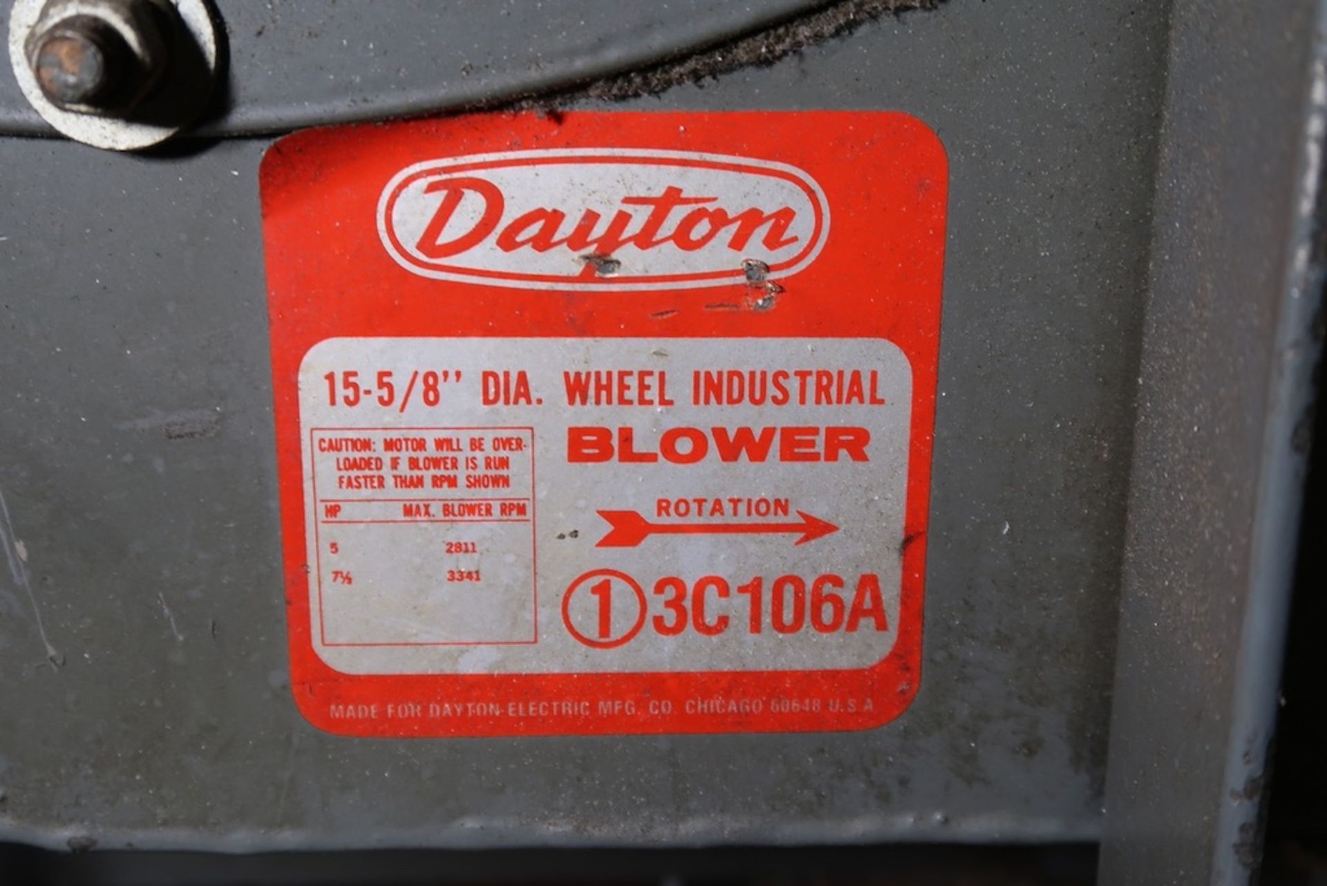 3-HP Blower - Image 4 of 7