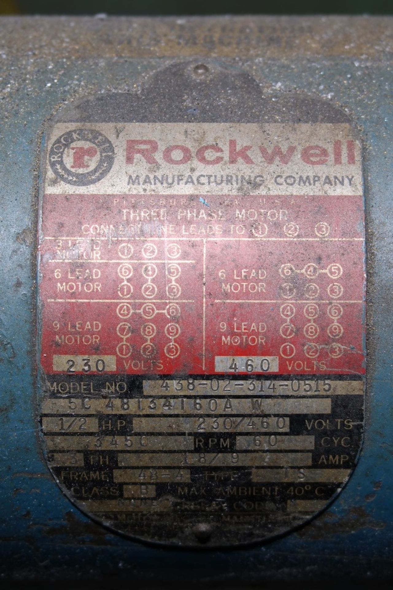 Rockwell 6" Double End Pedestal Grinder - Image 3 of 3