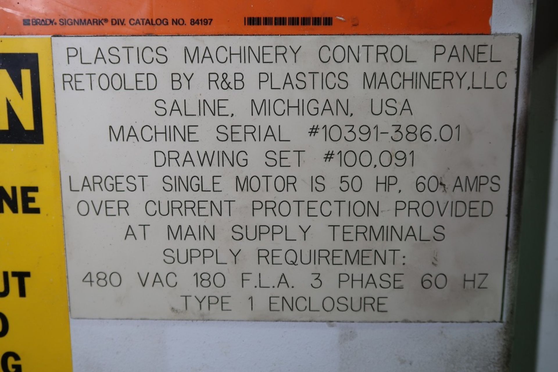 Imco/ R&B Plastics Mark IV Extrusion Blow Molding Machine - Image 31 of 31