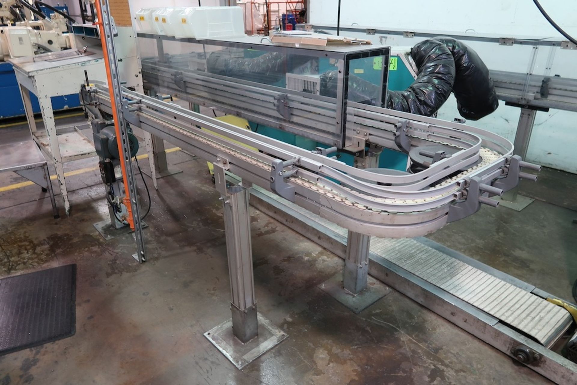 4-1/2" Blow Mold Conveyor System, Approx. 75' Length - Image 9 of 13