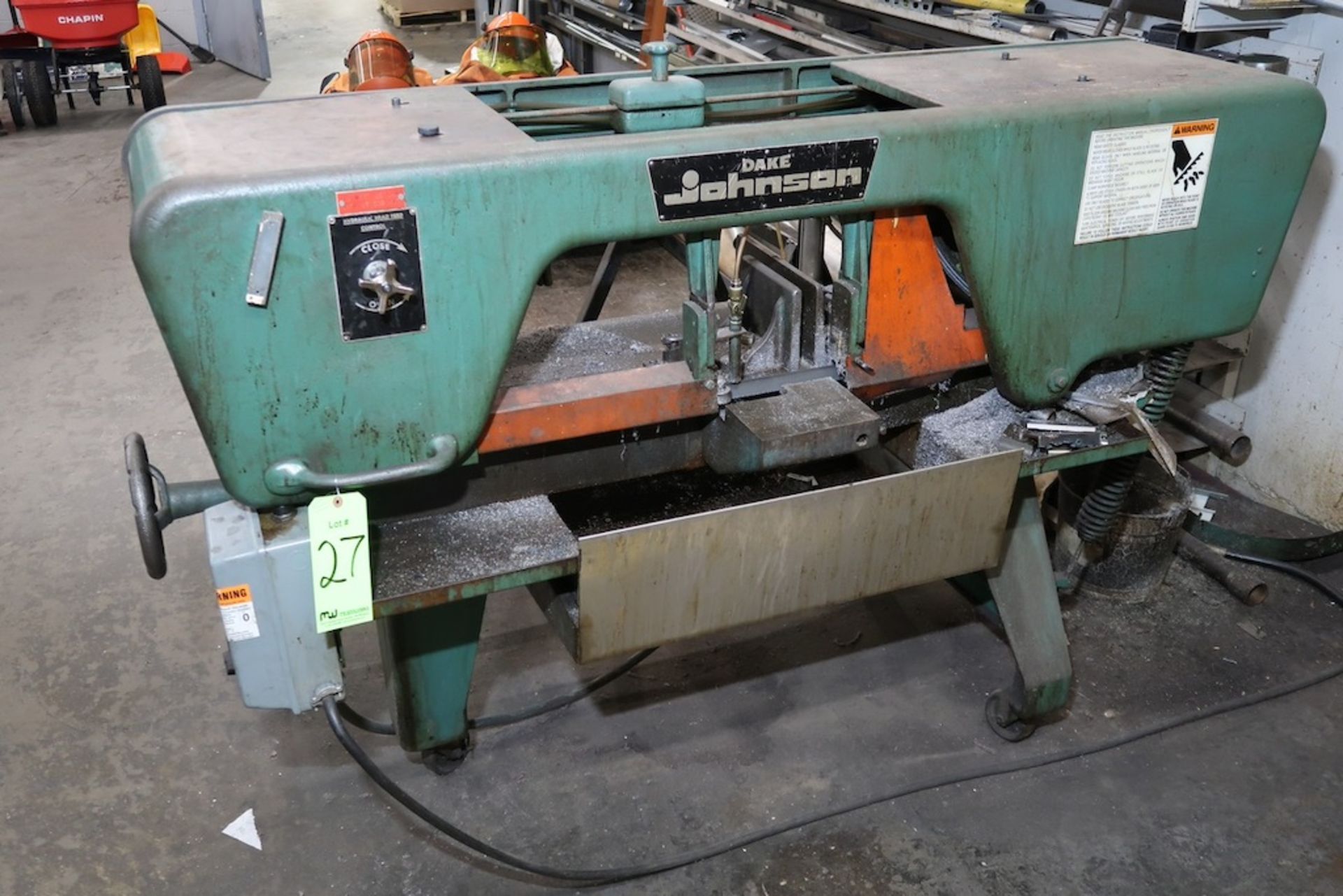 Dake Johnson JH10 10" Horizontal Bandsaw