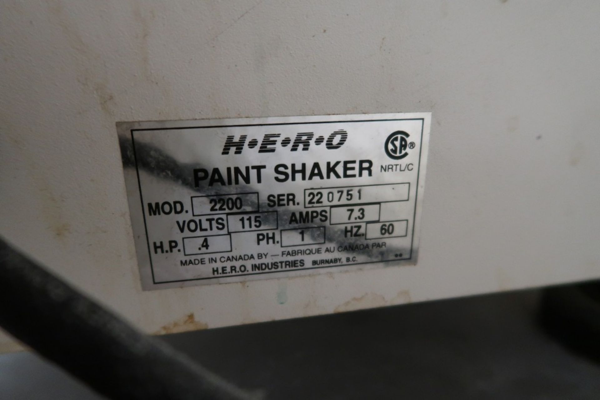 Hero 2200 Dual Head Paint Shaker - Image 3 of 3