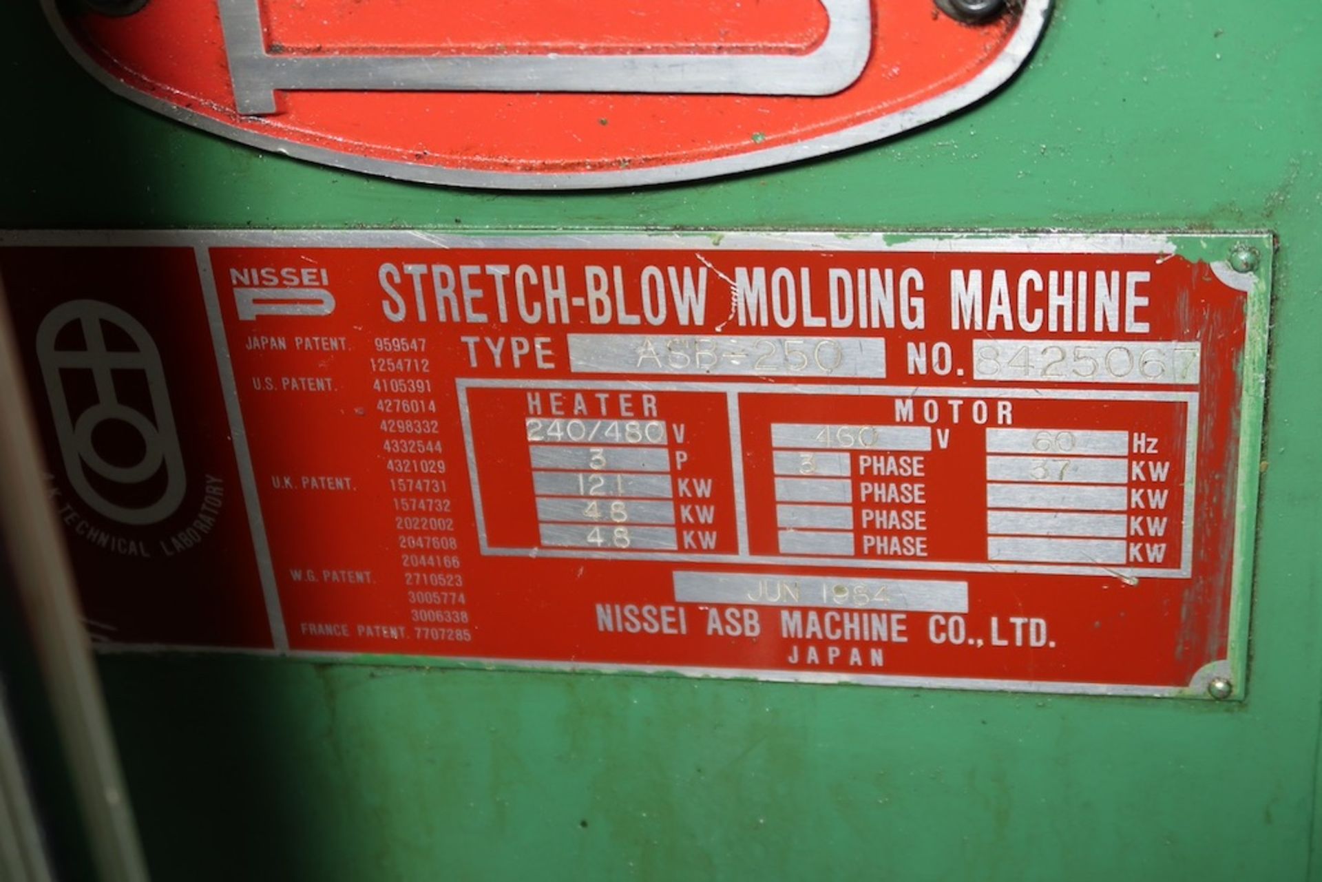 Nissei ASB ASB-250 Stretch Blow Molding Machine - Image 22 of 22
