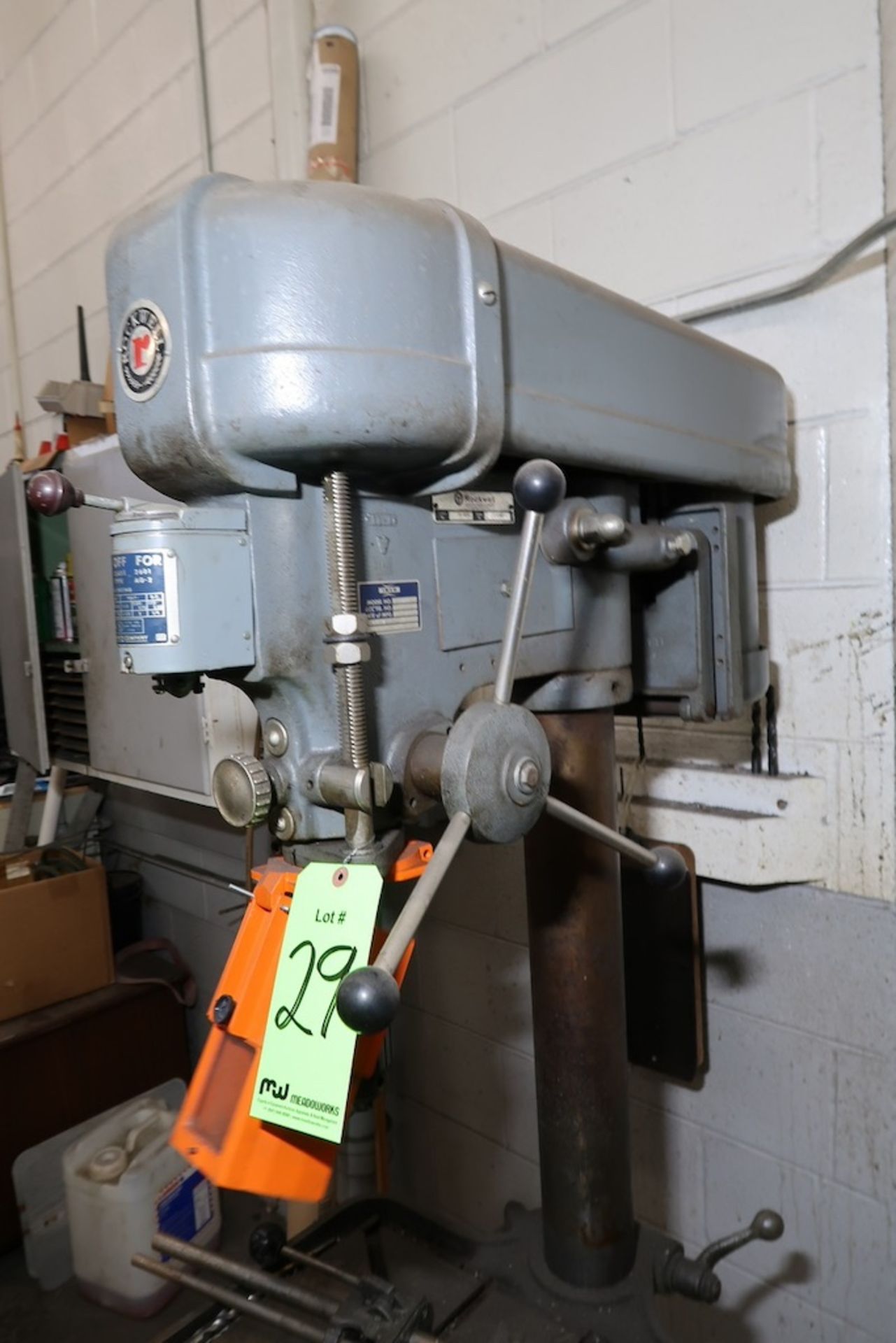 Rockwell 70-400 20" Floor Mounted Drill Press - Image 3 of 3