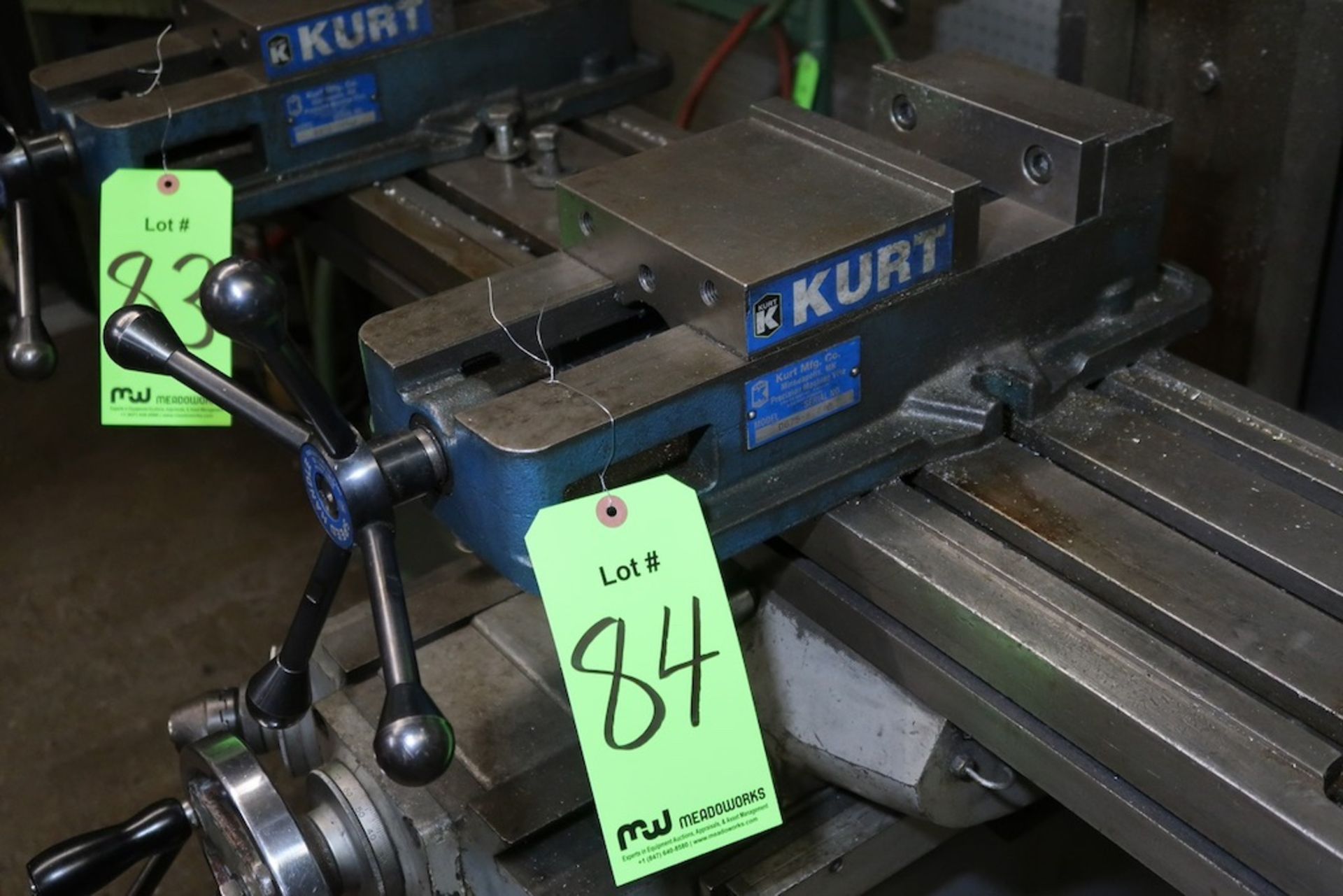 Kurt 6" Machine Vise with Rotary Base