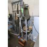 Enco Pedestal Mounted Arbor Press with Broach Sets