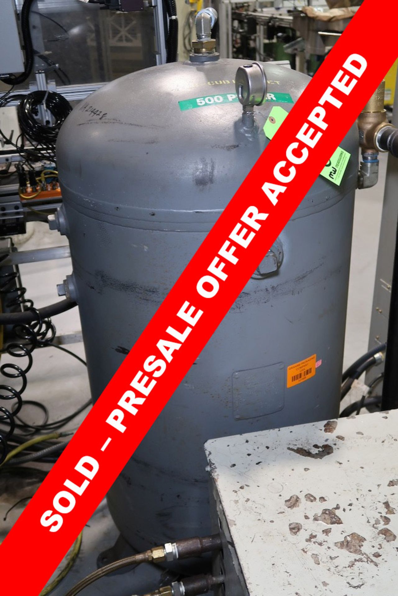 80-Gal. Compressed Air Receiving Tank