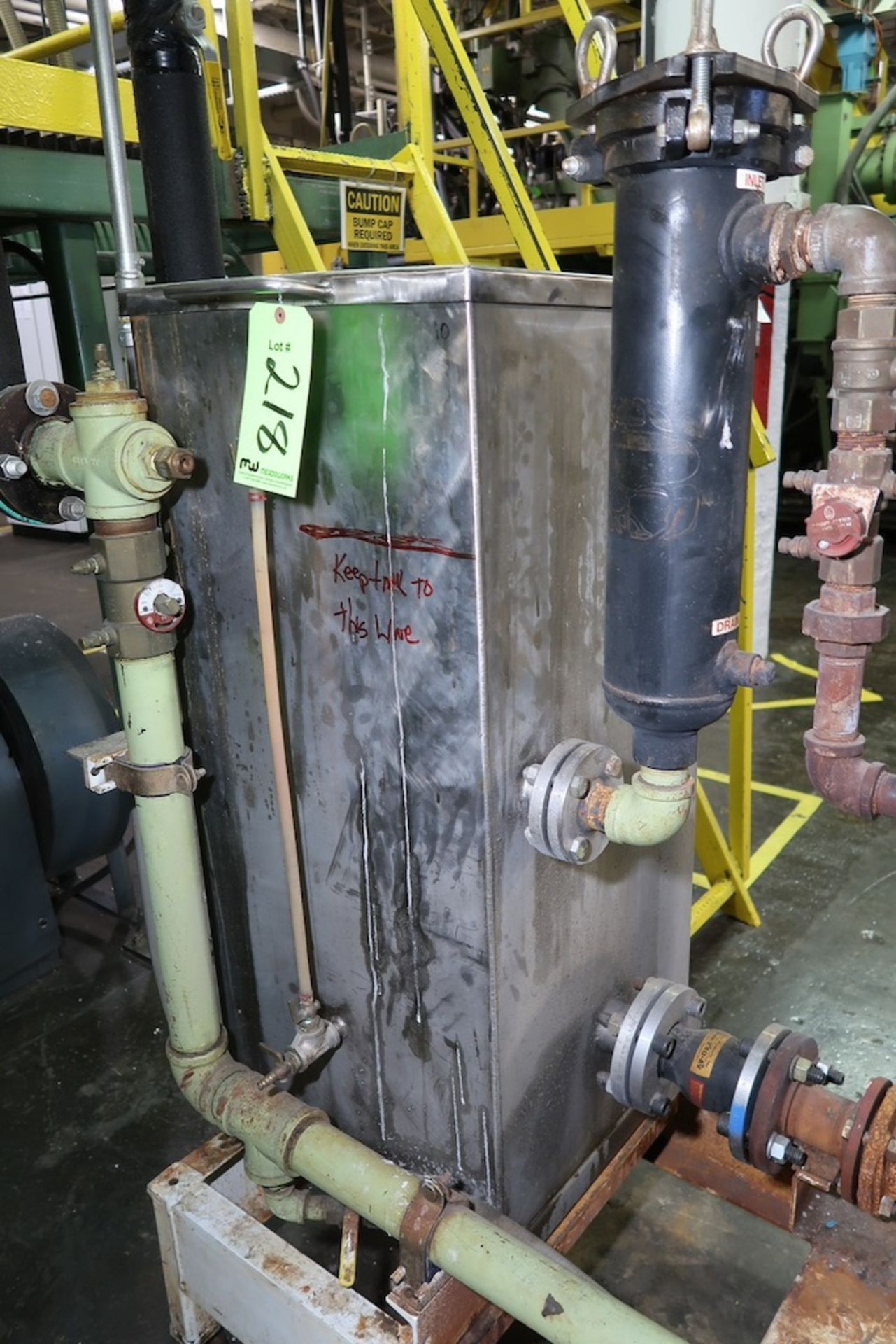 7-1/2HP Pump Skid, Water Reservoir Tank - Image 2 of 4