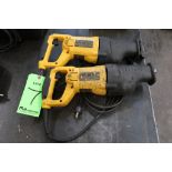 (2) DeWalt DW311 Electric Reciprocating Saws