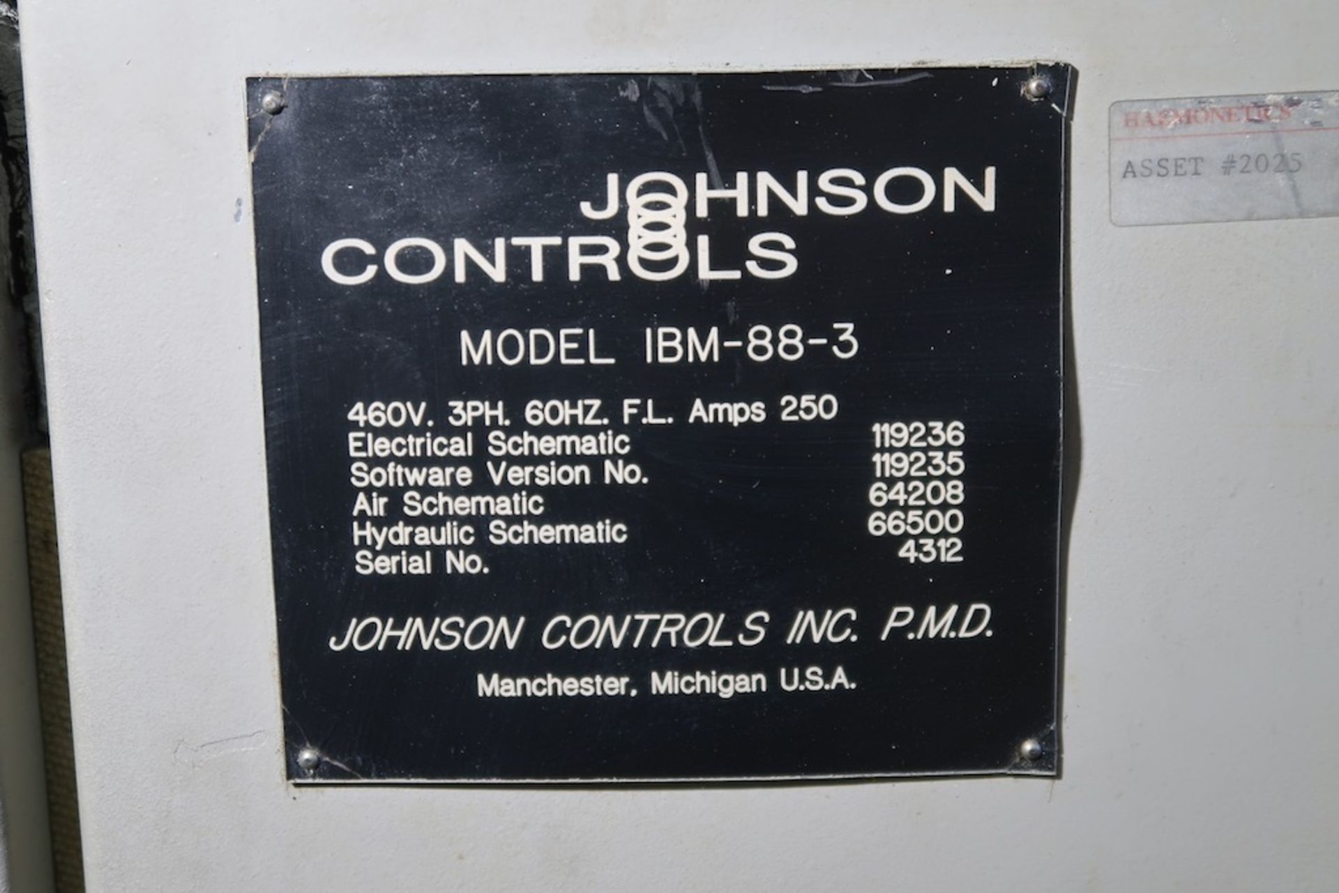 Uniloy Johnson Controls IBM-88-3 Injection Blow Molding Machine - Image 20 of 20