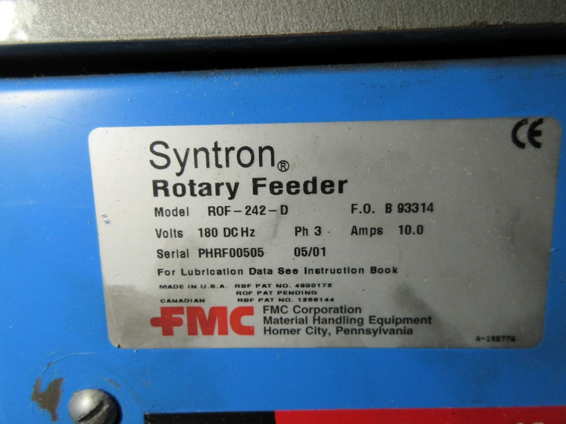 FMC 48" Syntron Rotary Feeder - Image 6 of 6