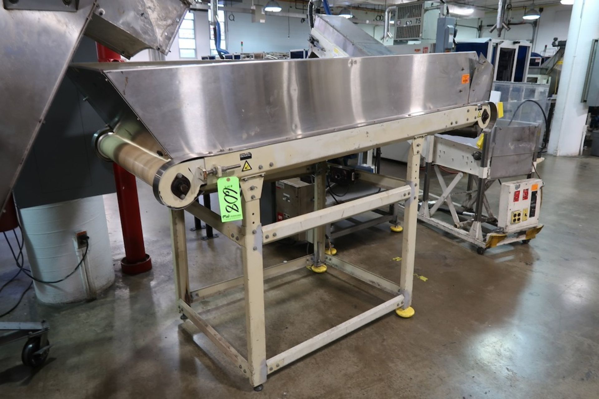 Hoppmann TP 30"x7' Motorized Belt Conveyor