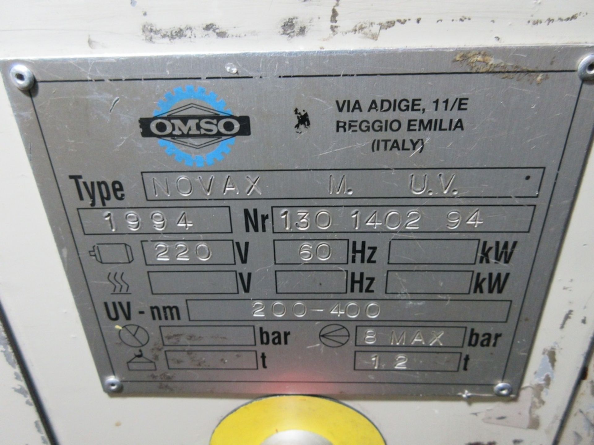 OMSO Bottle Labeler Decorating Machine - Image 7 of 8