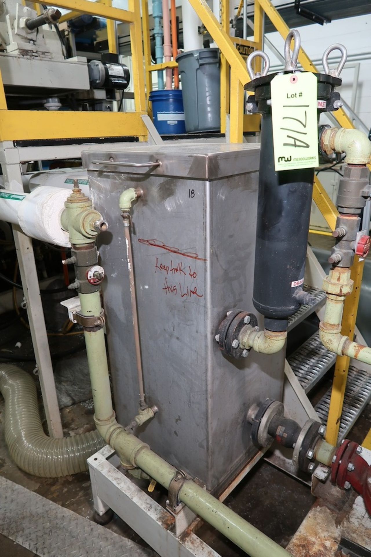 7-1/2HP Pump Skid, Water Reservoir Tank - Image 2 of 5