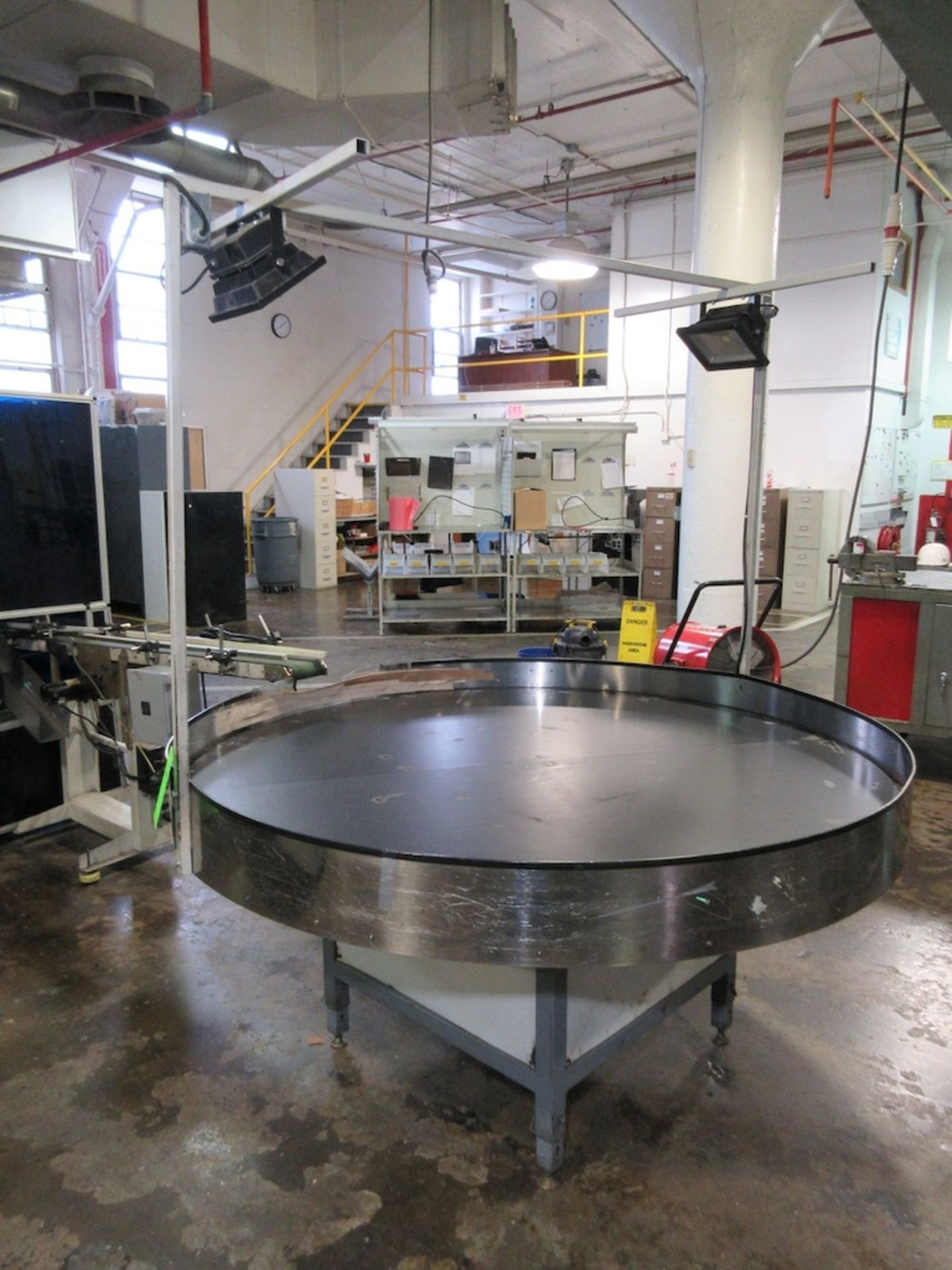 72" Rotary Accumulation Table with Variable Speed Controller