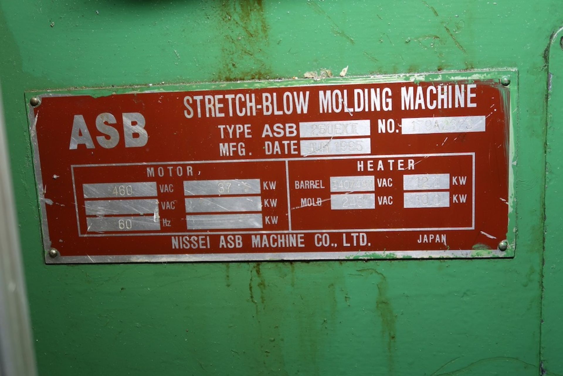 Nissei ASB ASB-250EXII Stretch Blow Molding Machine - Image 25 of 25