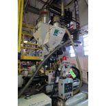 Una-Dyn/Mann+Hummel Material Hopper/Blender with LR Systems Vacuum Material Loader