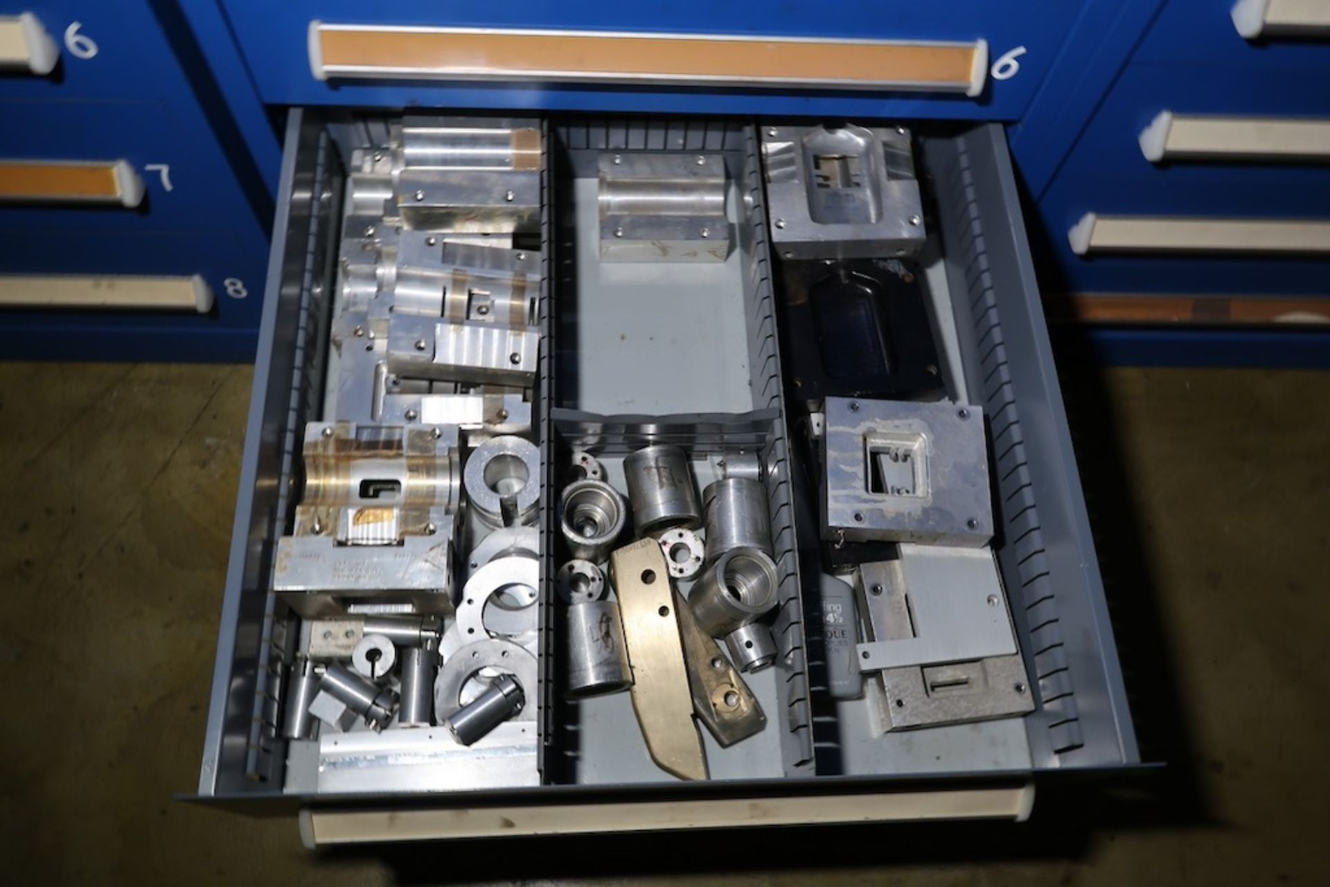 Contents of Parts Storage Mezzanine, Including (18) Stanley Vidmar Heavy Duty Storage Cabinets, Shel - Image 66 of 111