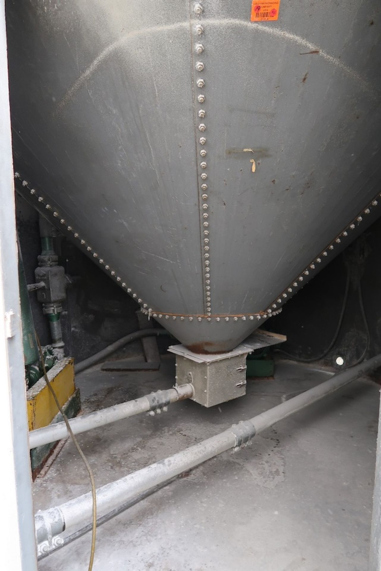 Material Silo Approx. 12'x40' with (2) Vacuum Blowers - Image 3 of 5