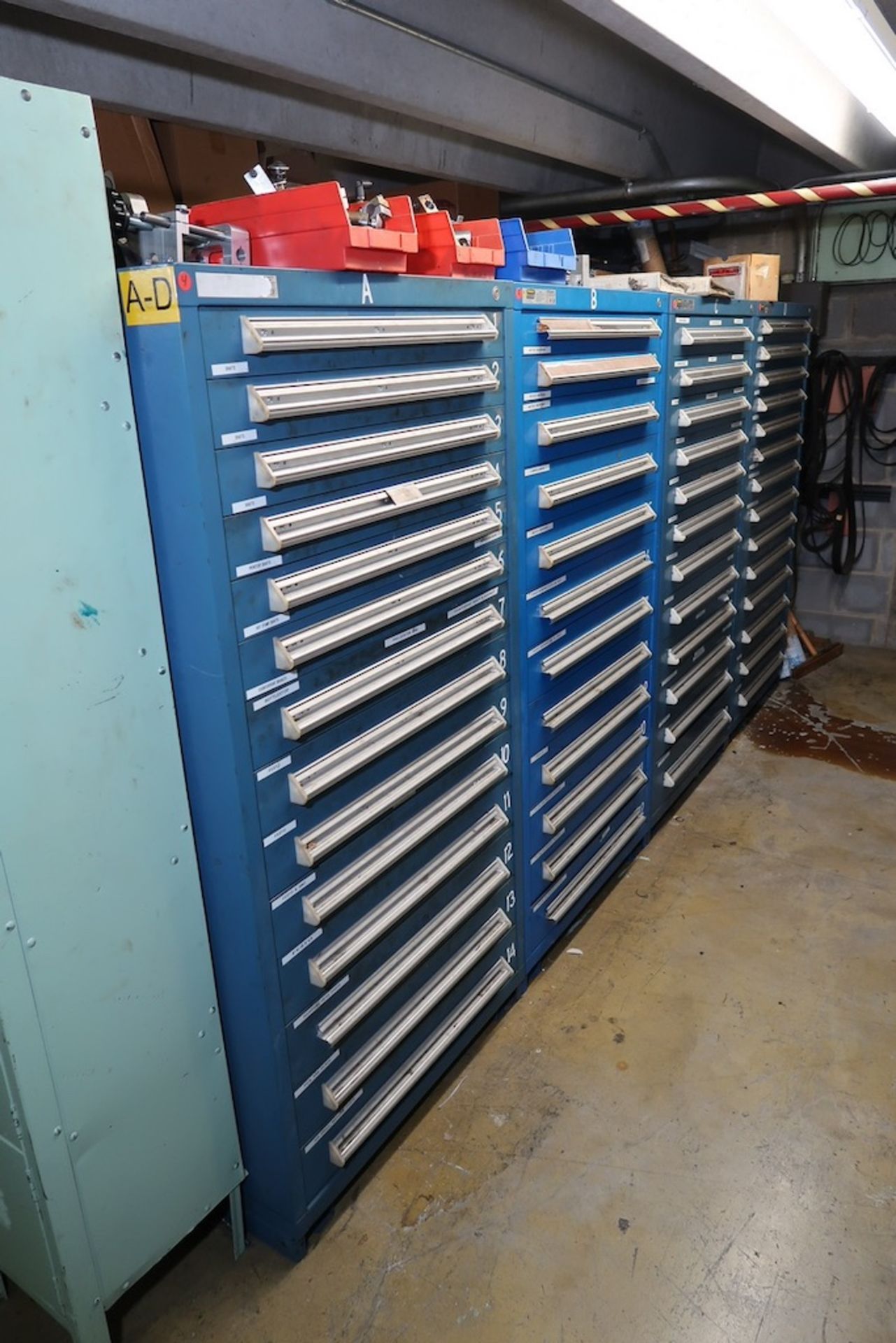 Contents of Parts Storage Mezzanine, Including (18) Stanley Vidmar Heavy Duty Storage Cabinets, Shel - Image 11 of 111