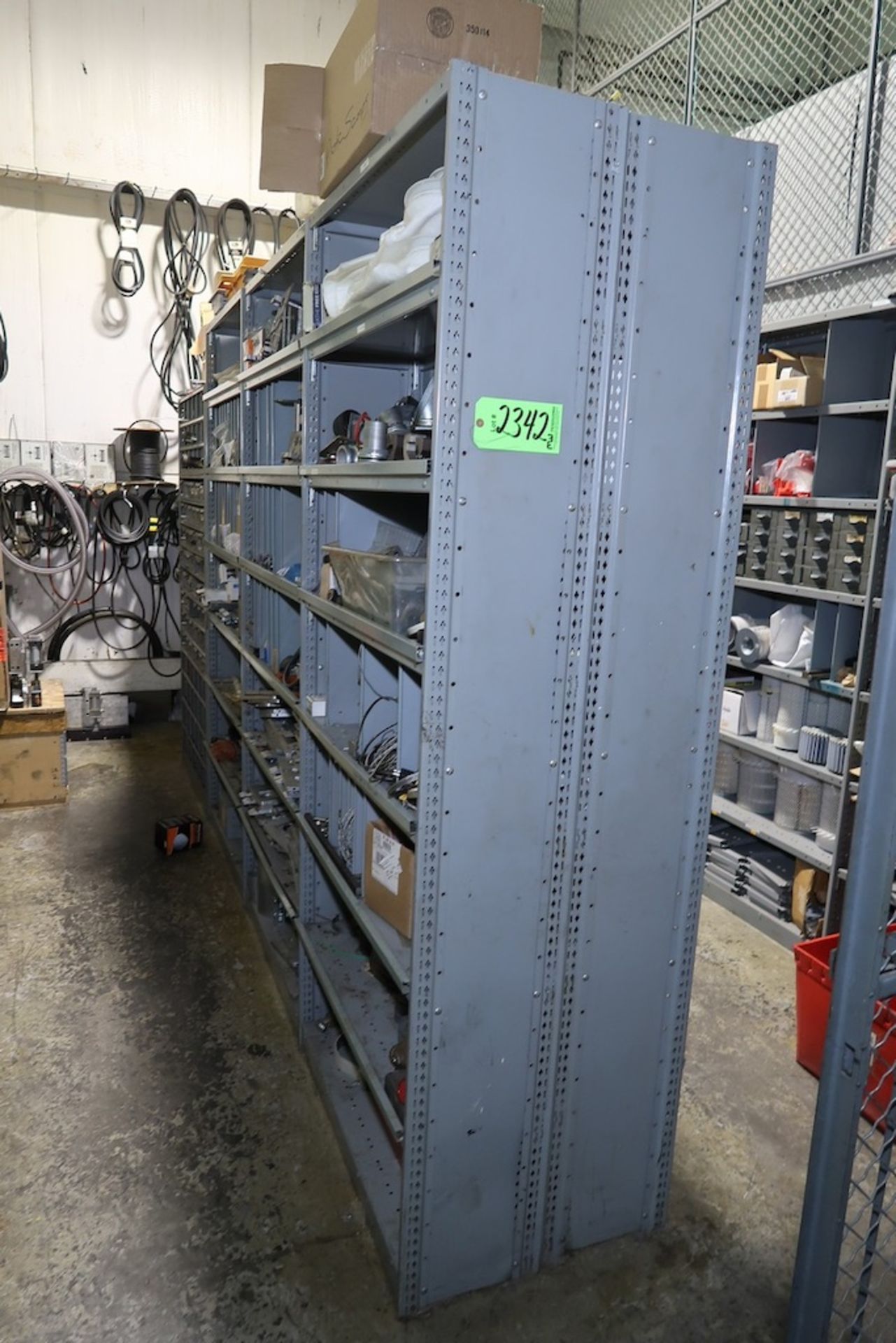 Contents of Maint. Cage, Including (15) Sections of Racking, of Misc Machine Spare Parts, Etc. - Image 15 of 50