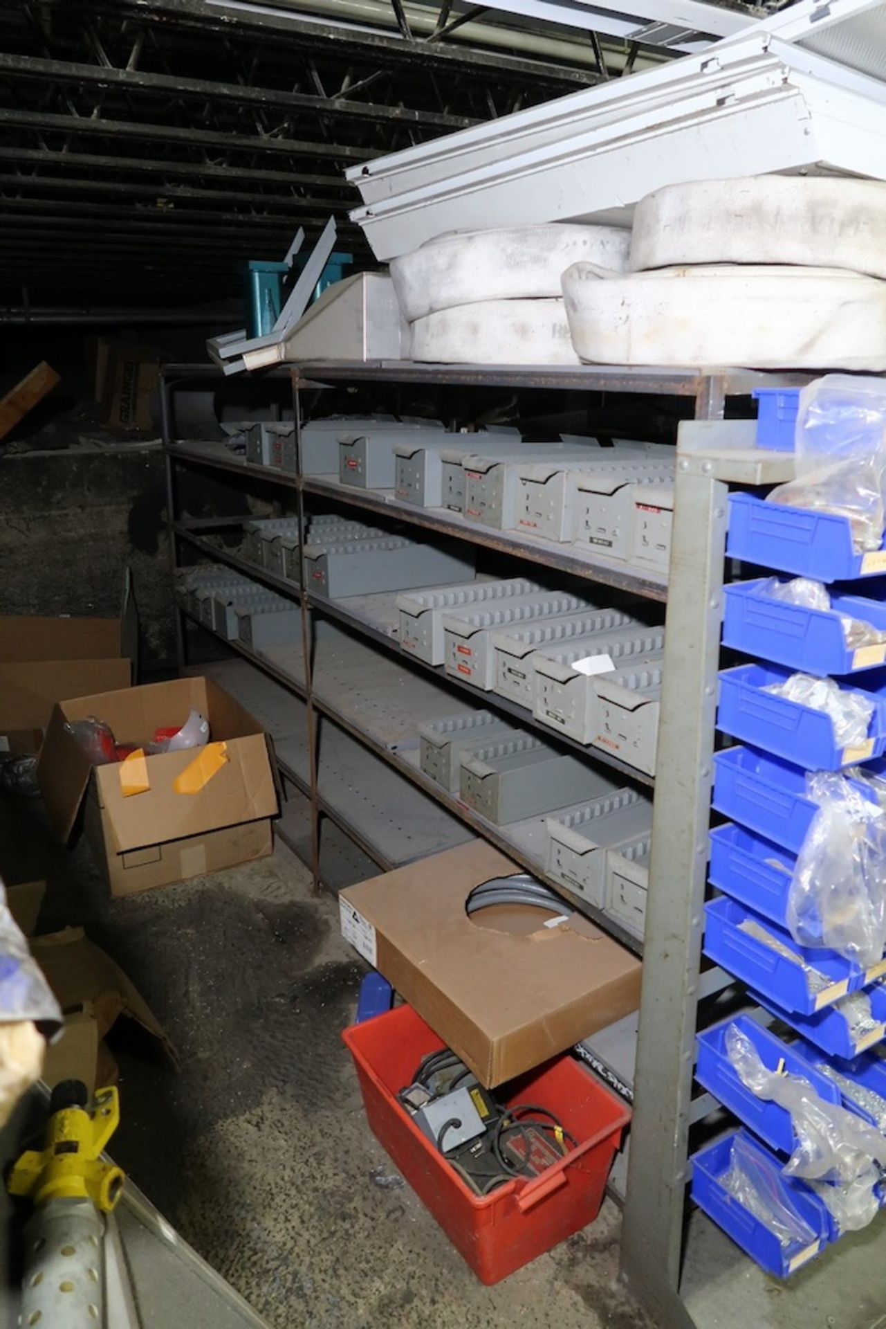 Remaining Contents of Under-Ramp Storage Room, Including Conveyor Parts and Rollers, Etc. - Image 18 of 21