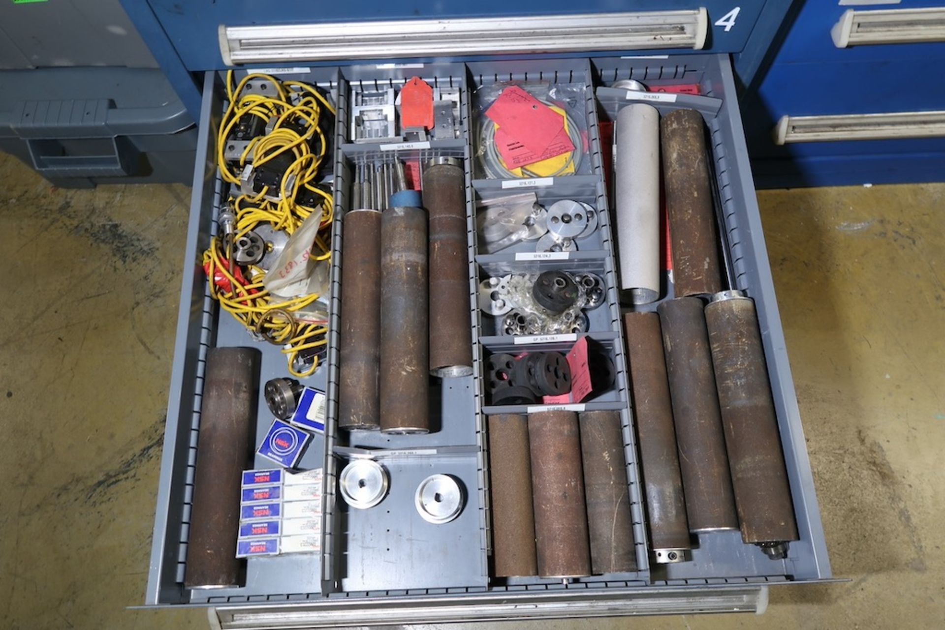 Contents of Parts Storage Mezzanine, Including (18) Stanley Vidmar Heavy Duty Storage Cabinets, Shel - Image 83 of 111